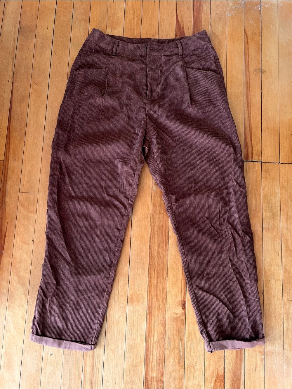 Women’s Light Brown Corduroy Pants